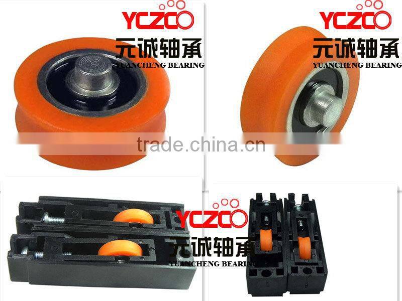 YCZCO long life plastic bearing wheel with bearing