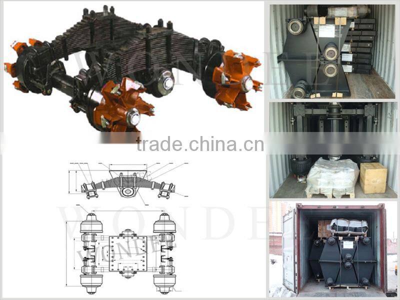 High Plate Spoke type 28T Bogie for Trailer