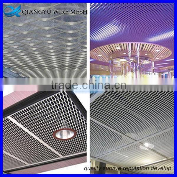 pvc coated expanded metal fence/ expanded metal mesh manufacturer/ heavy duty expanded metal mesh