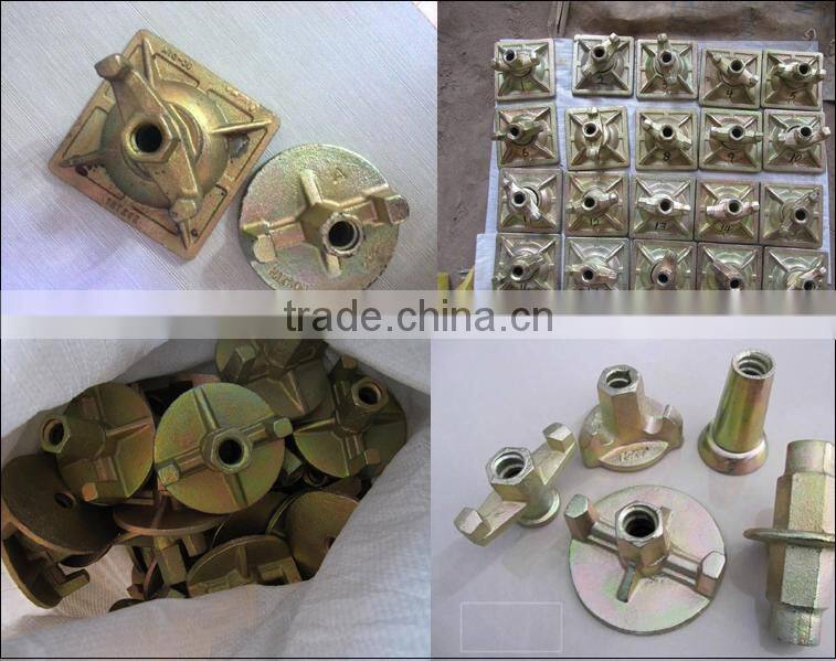 Tie Rod and Wing Nut Formwork