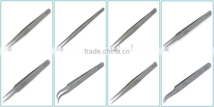 stainless steel high precision tweezers