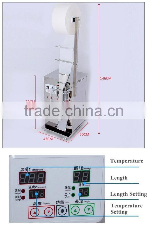 Semi-Automatic small pillow packing machine for foods,back-sealed bag packing machine