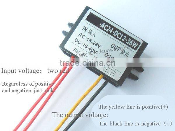 AC-DC power converter 24V switch 12V AC power supply module buck AC to 12V DC 24V 3A