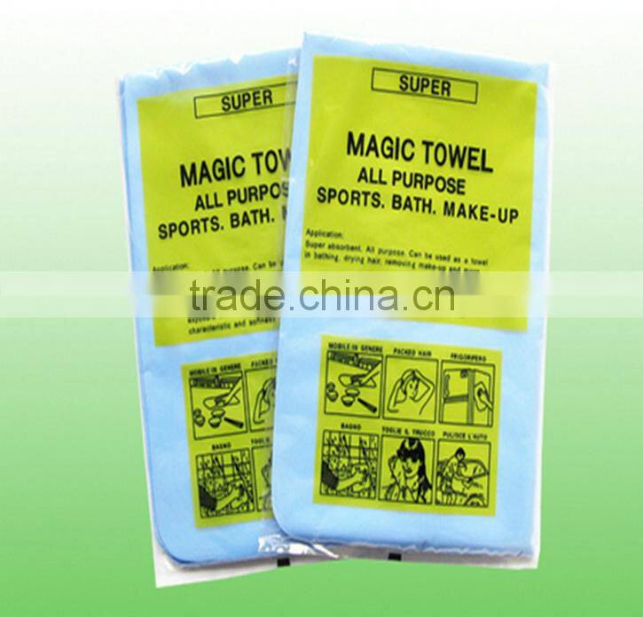 PVA material, super dry hair,quick dry towel, PVA towel, super water absorbent towel,magic towel