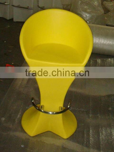 Yellow Plastic Bar Stool LGL60-9412