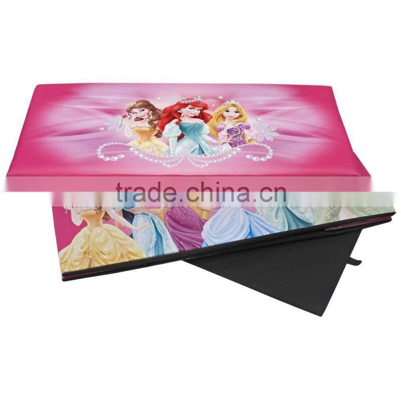Disney Audit Suppliers Foldable Storage Ottoman, Princesses