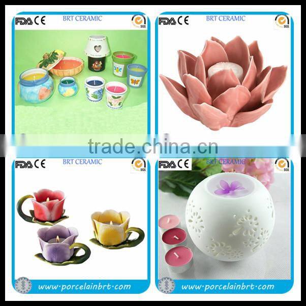 Wholesale ceramic cage candle holder