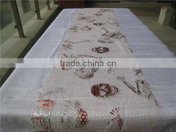 Cheap Hallowmas Decoration Polyester Mesh Fabric