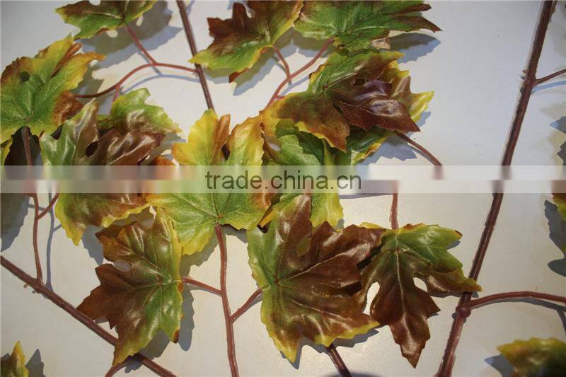 artificial plants artificial leaf branch decor red maple leaf decoration