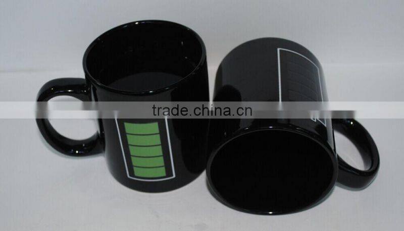 funny image printed sublimation changing mug,color changing mug