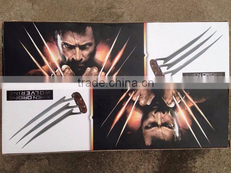 Custom halloween cosplay props X-men life size Wolverine claw