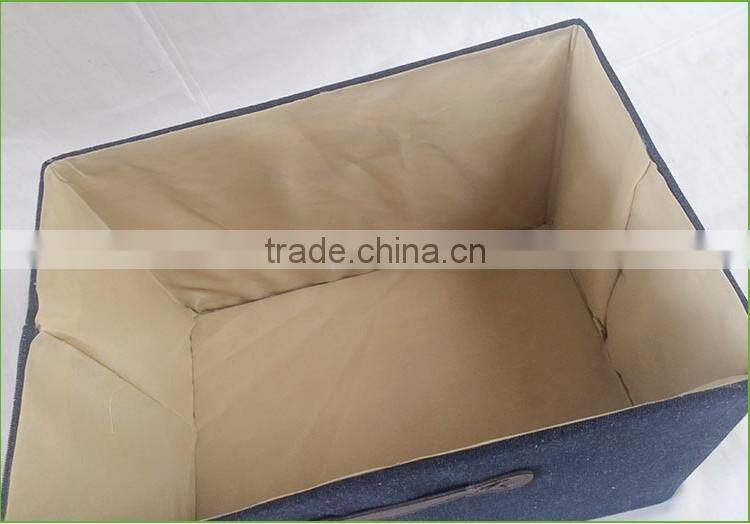 Decorative fancy foldable toy storage box with lid