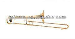 Gold lacquer Bb key tenor trombone entry model