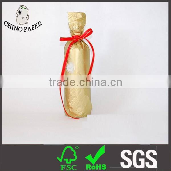 Pure color pink tissue paper wrap gifts