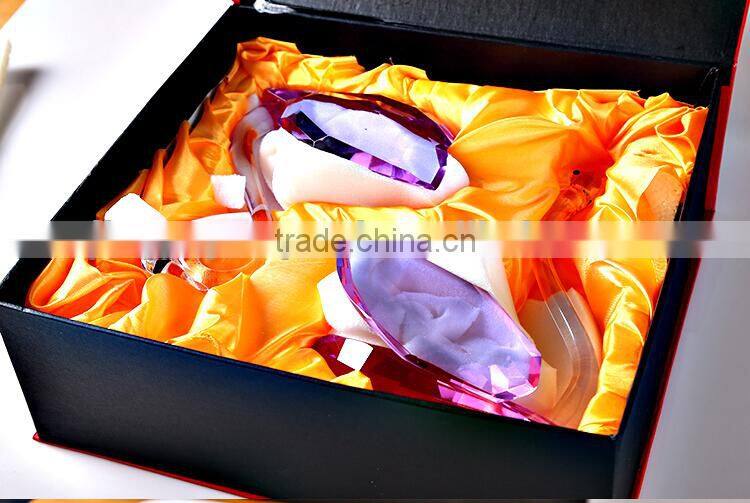 brilliance and shine crystal swan wedding favors