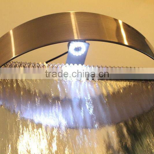 wall mounted indoor bronze fountain