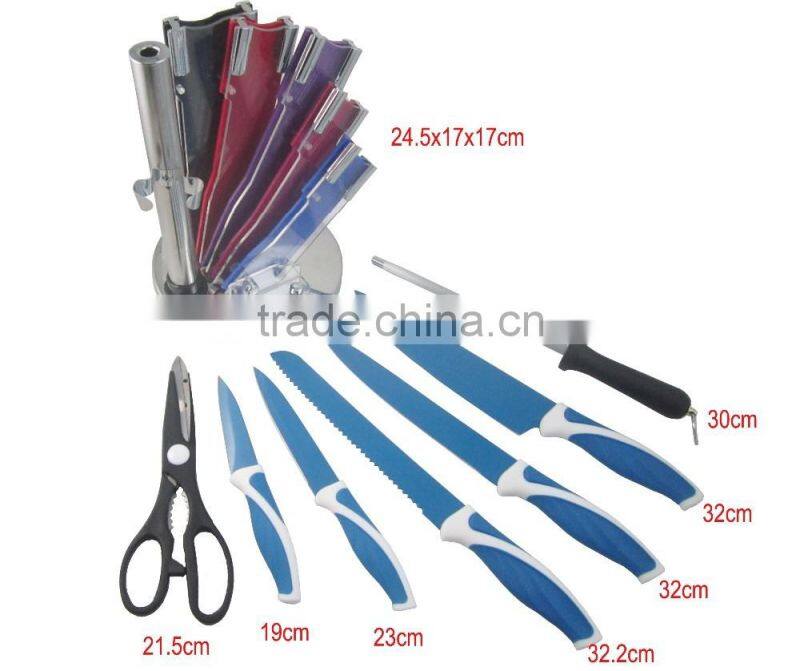 Good Quality Non Stick Knife Block Set Chef Knife Set