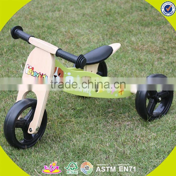 2017 New design wooden balance bike toy children wooden balance bike toy baby wooden balance bike toy W16C098