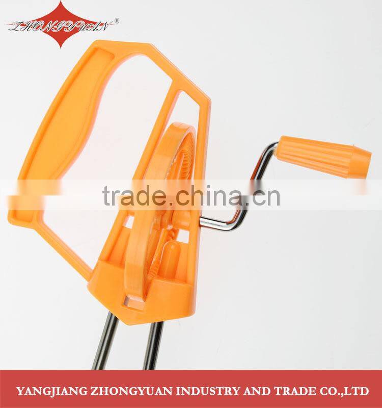 ZY-C1021 10" Classic Rotary kitchen whisk tools stainless steel egg beater with pp handle