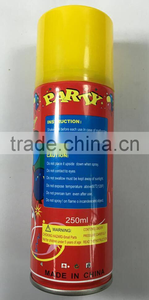 2016 colorful party crazy string spary for Christmas and wedding