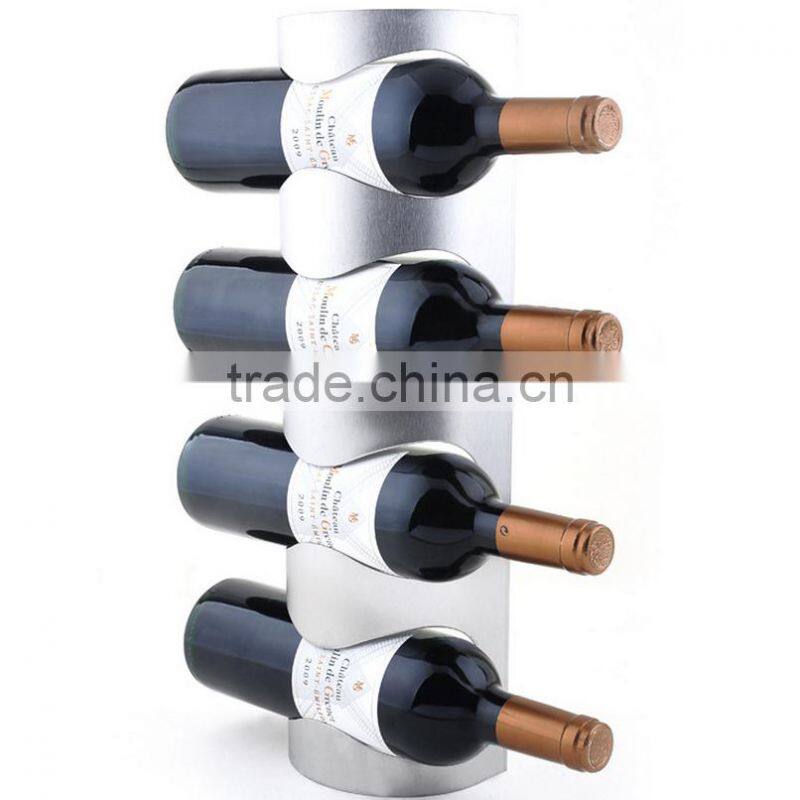 stainless steel single wine bottle stand for sale