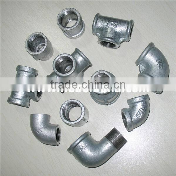 DIN Standard Male female thread Malleable iron pipe fittings