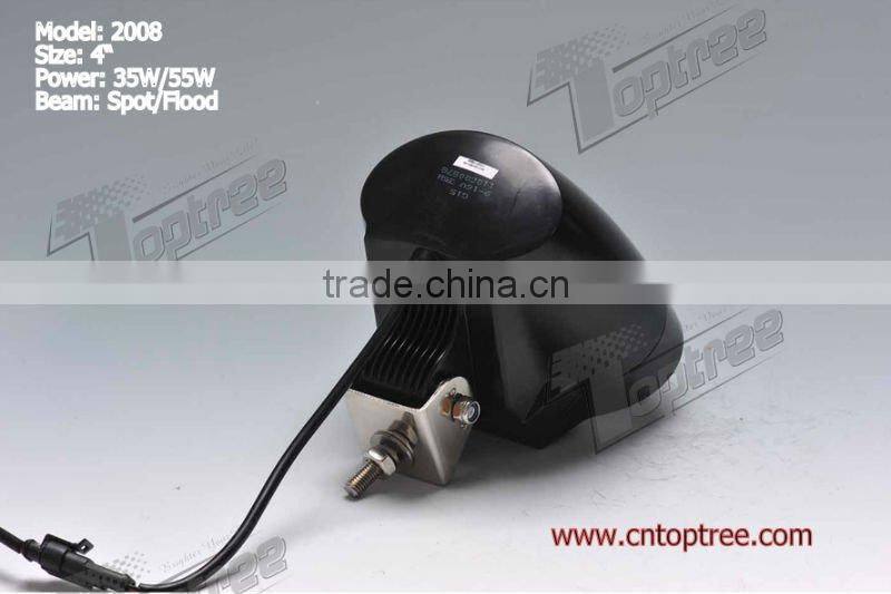 Aluminium Housing,4" 55W HID Light For Tractor