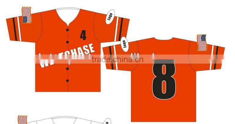 China Made Custom Sublimation baseball wear/jersey/apparel