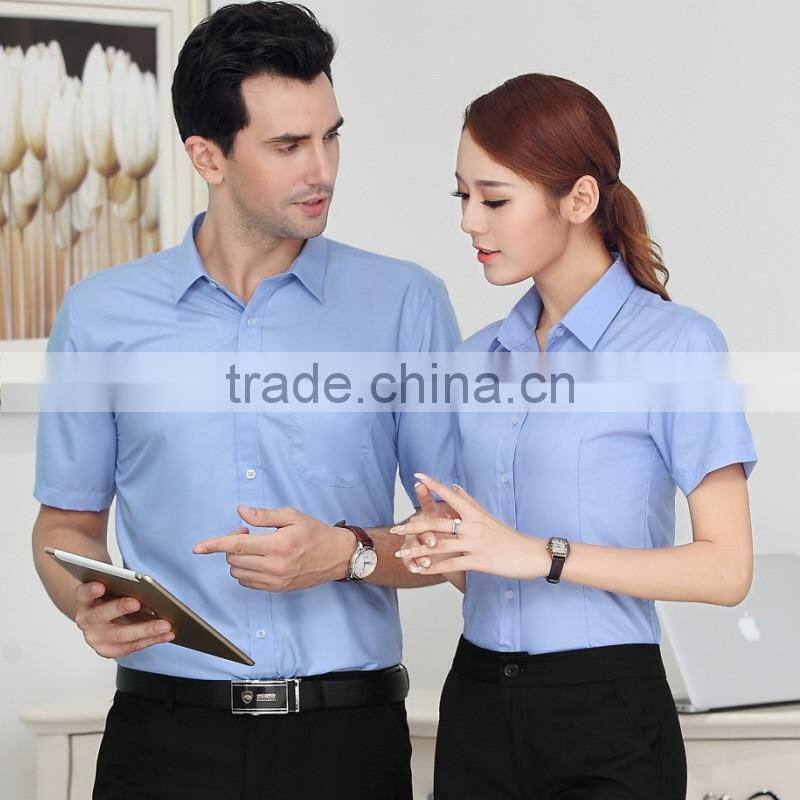 2017 Latest Design Formal Shirt for Men Curved Hemline Classic Formal Shirt Wholesale