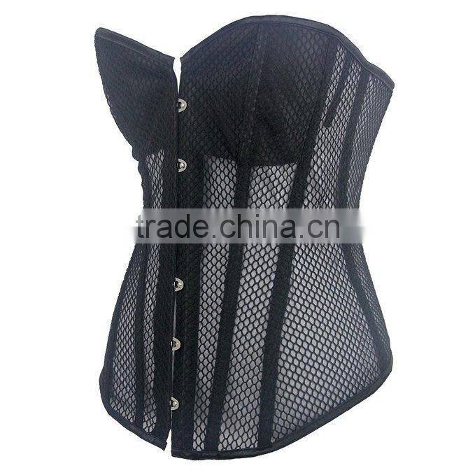 Sexy Summer Hot Gothic Corset Mesh Bustier