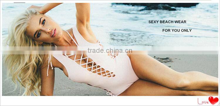 Sexy Sailed Women Sports Padded Bikini Swimwear with mixed print