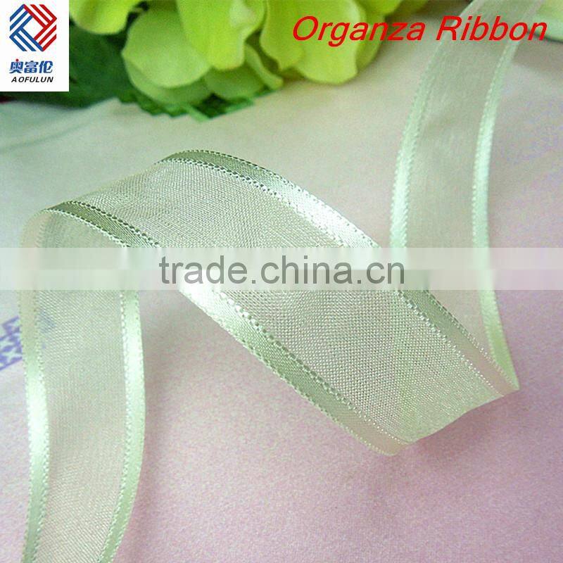 Wide Satin Edge Organza Ribbon for Garment Decoration