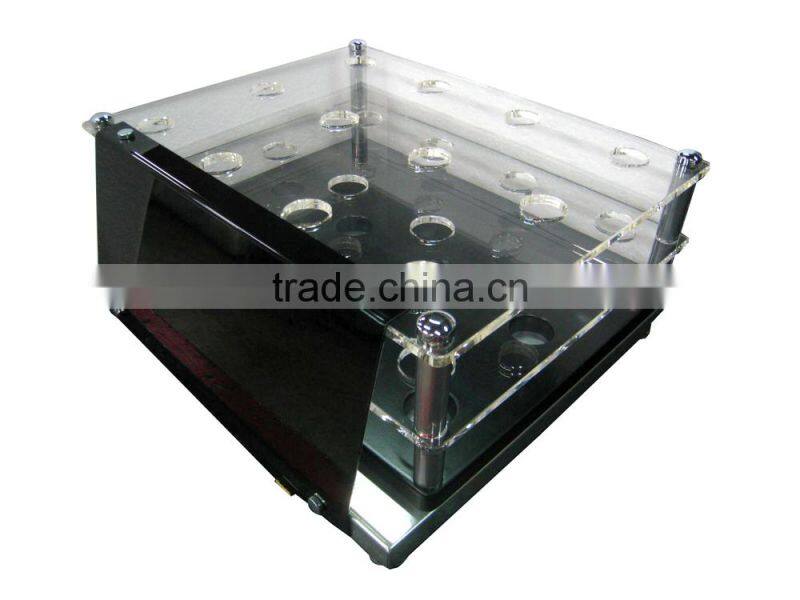 12 golf clubs display box blue or black with logo board display