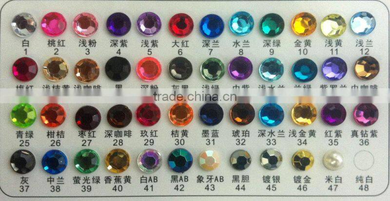 Wholesale custom hot fix rhinestone trimming