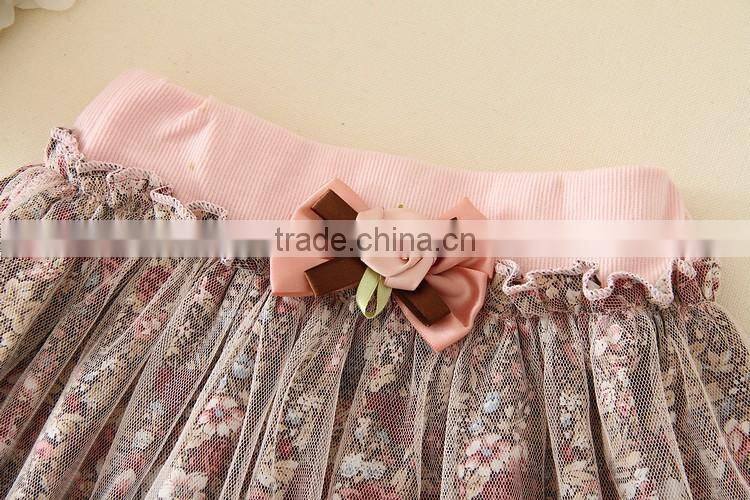 Mini new design children's tulle skirt