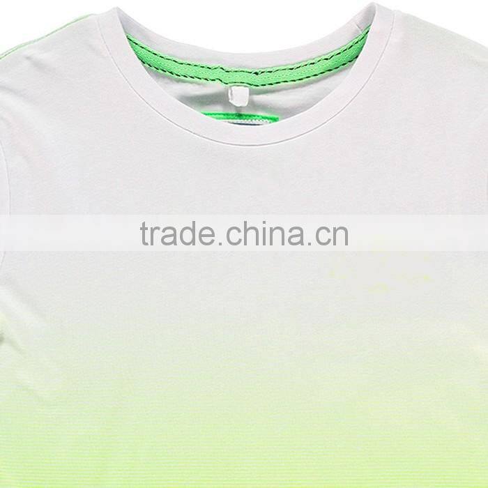 Kids wear neon brand t-shirts cusomized children cotton t shirts