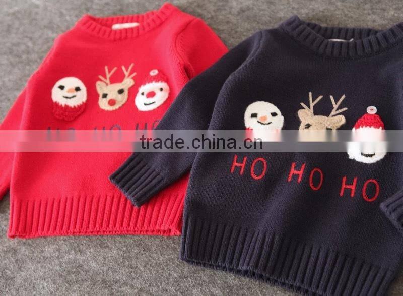 Christmas stylish jumper for little kids custom cashmere sweaters