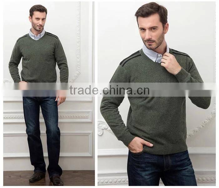 knitwear manufacturer custom design cashmere sweater for man