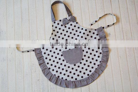 Wholesale Baby Clothing Polka Dot Pattern High Quality Cotton Baby Apron