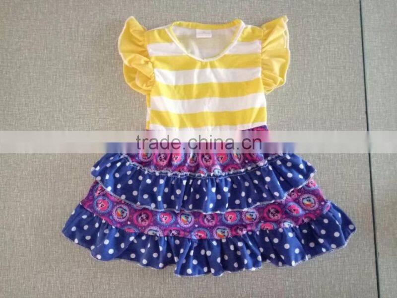 Hot Winter Girls Dresses short Sleeve fashion Dress Delicate Child Clothes