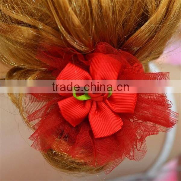 Multi-style Flower plain Baby girl's headband set for baby gift