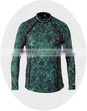 sublimation rash tight black for men