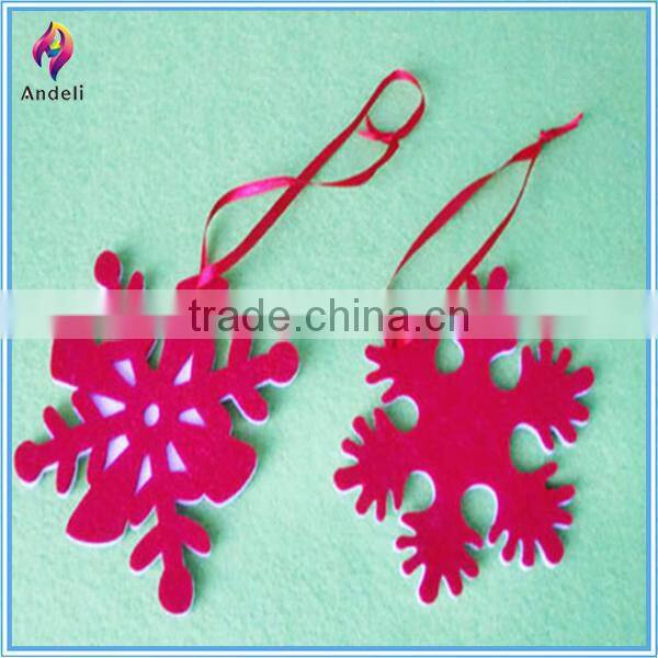 Hot Sale felt glass snowflake ornaments