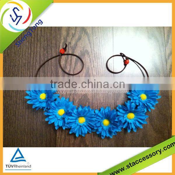 Fashion decoration flower fabric flower crown
