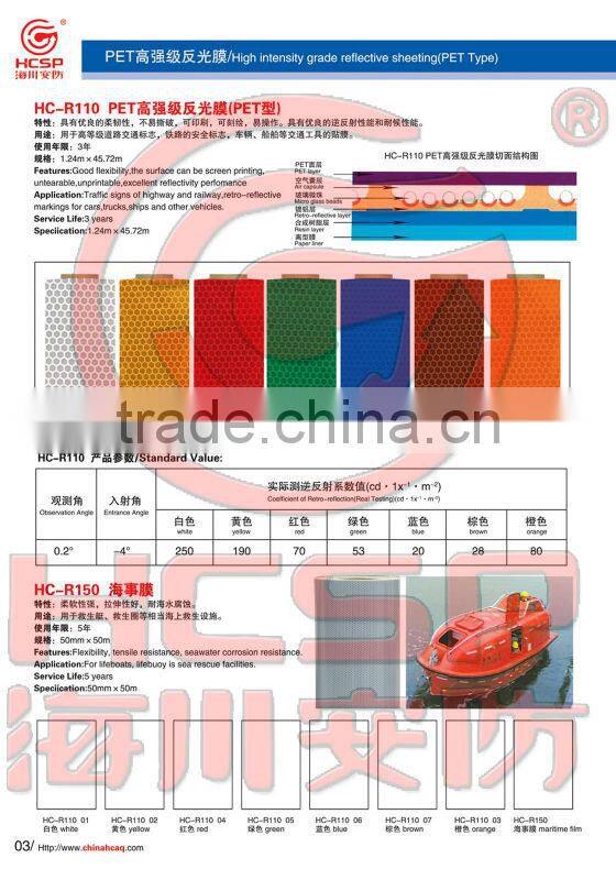 Reflective Marine Solas Tape(Fabric Back)