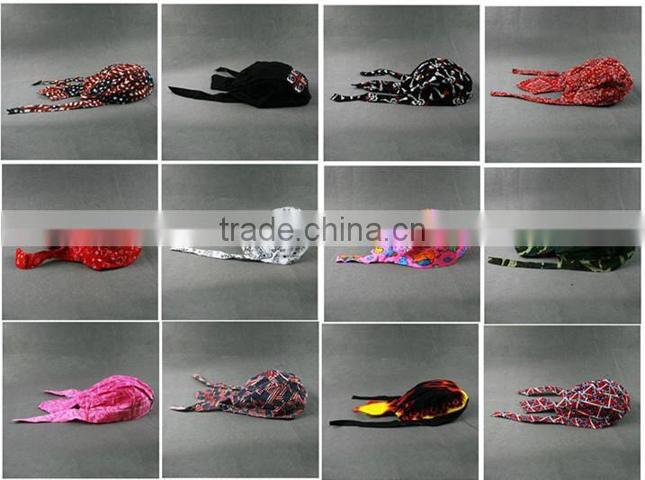 wholesale custom printed bandana pirate hat and cap