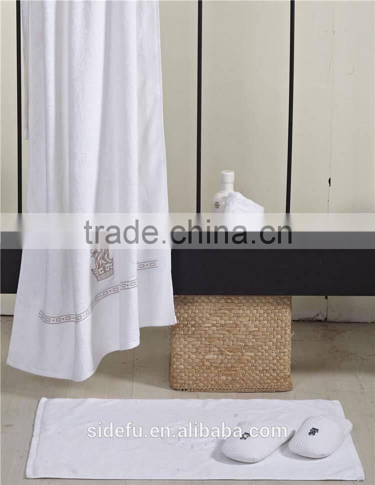 5-Star Hotel Embroidery Towel Customize Logo Jacquard Towel