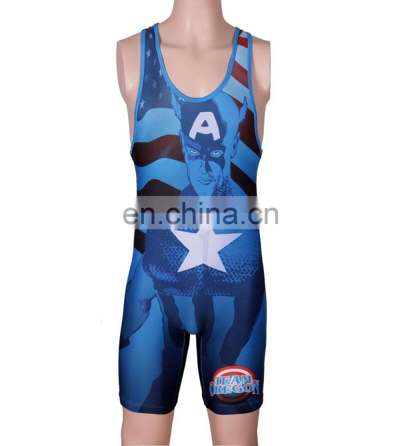 sublimated customized wrestling singlets for wholesale