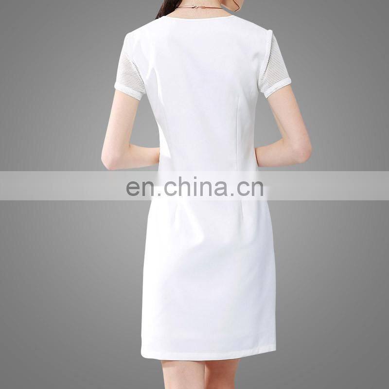 New Design Fashion Midi Dress Summer Confortable Office Lady Midi Dress