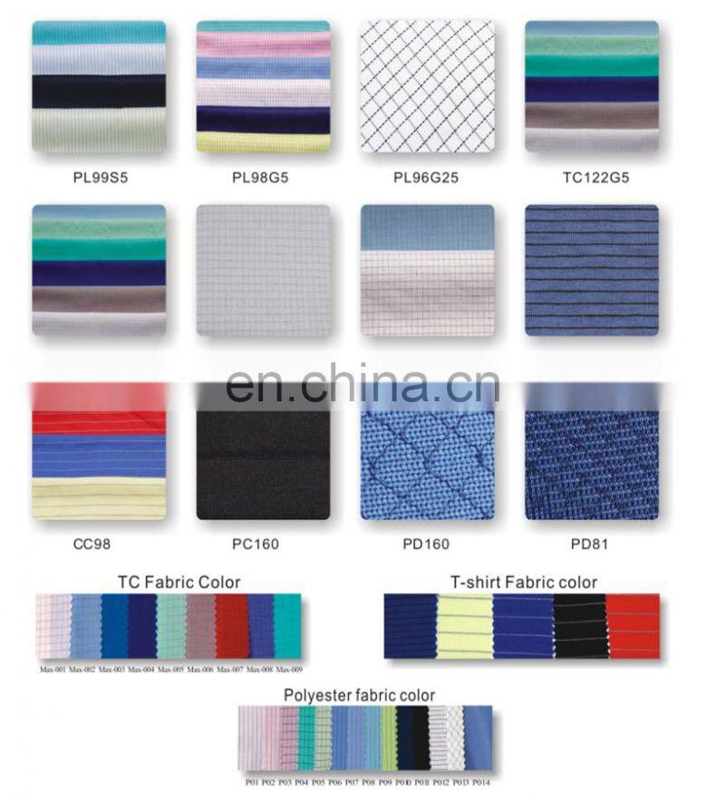 Shenzhen maxsharer sell static dissipative esd gown with good breathability